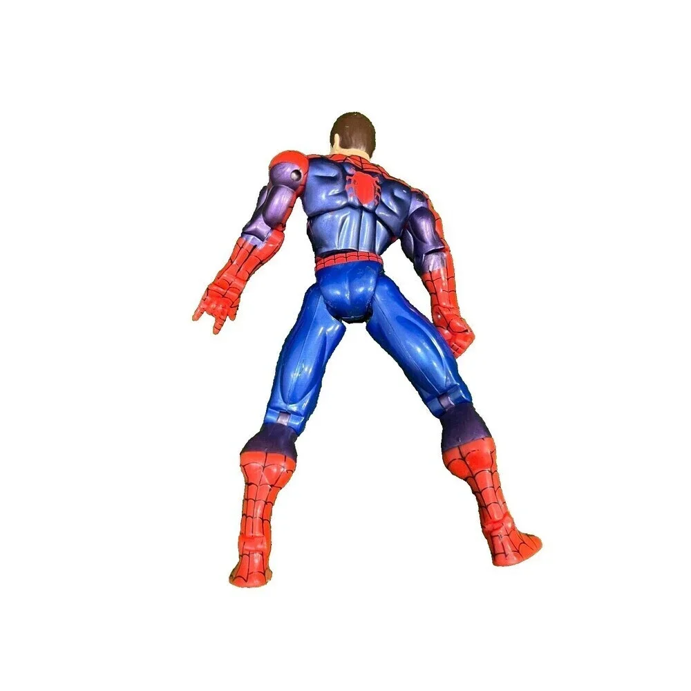 TOYBIZ 1997 MARVEL HEROS UNMASKED SPIDER-MAN/PETER  ACTION FIGURE! (NM) - Picture 5 of 9